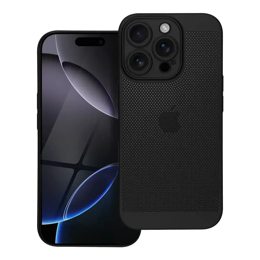 Breezy maciņš telefonam iPhone 16 Pro melns