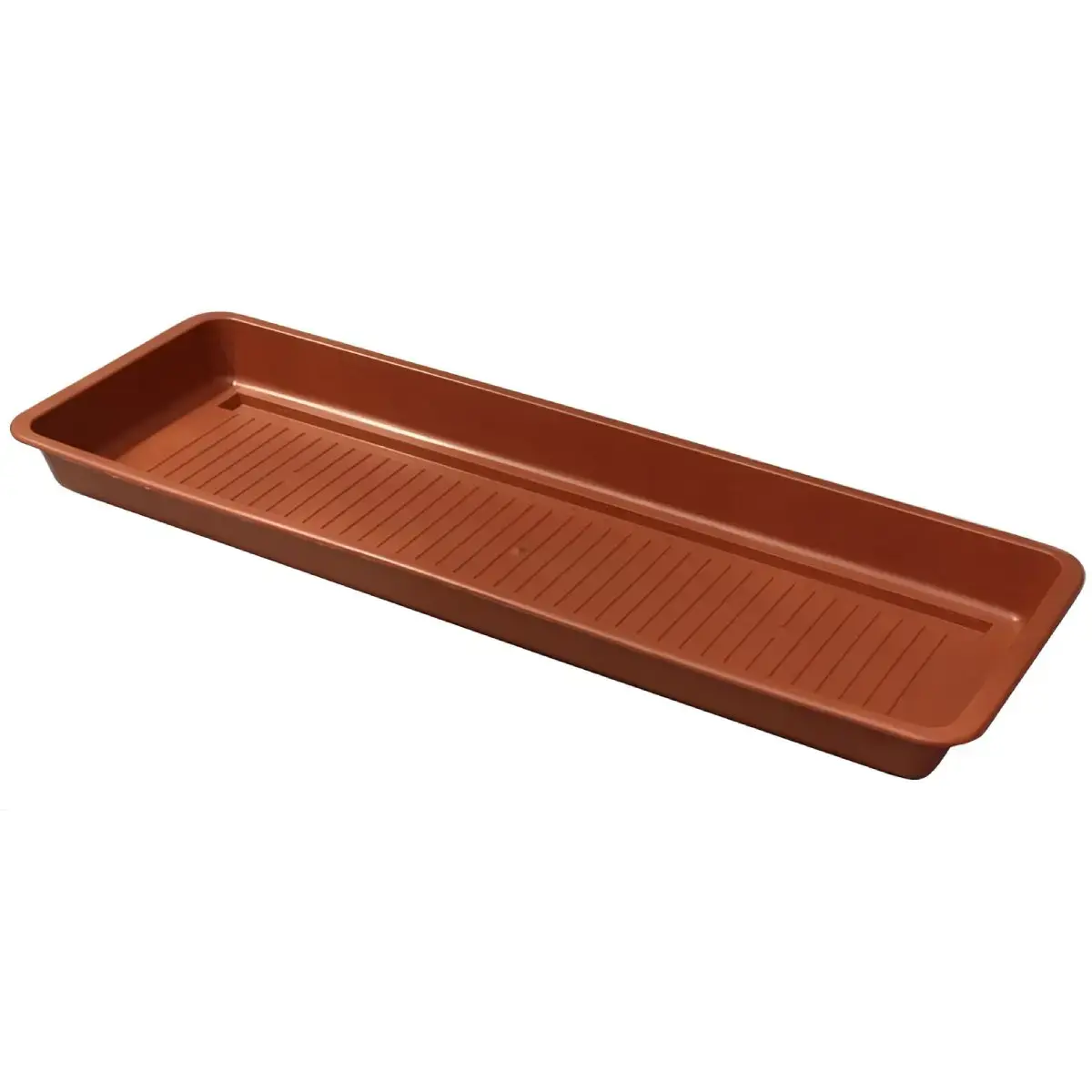 Vodar 40cm balcony planter. Popular terracotta