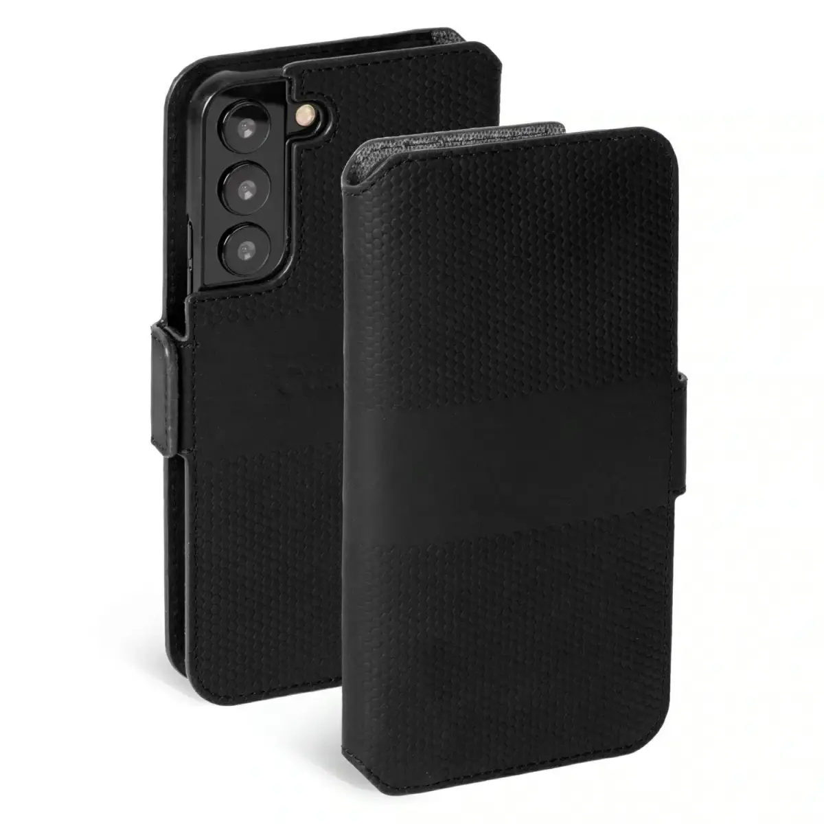 Krusell PhoneWallet Leather Sam S22 czarny|black 62470