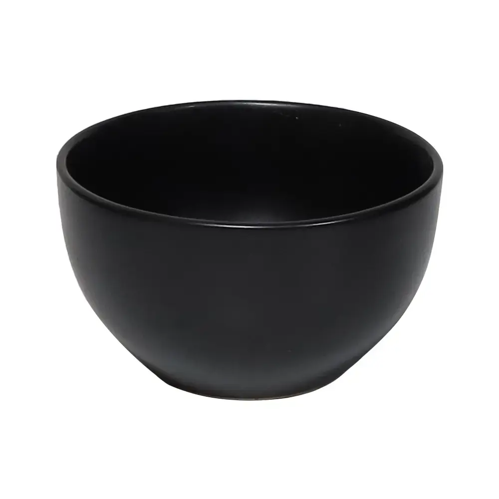 Bļodiņa Trone 15x7cm keramiska, matēti melna