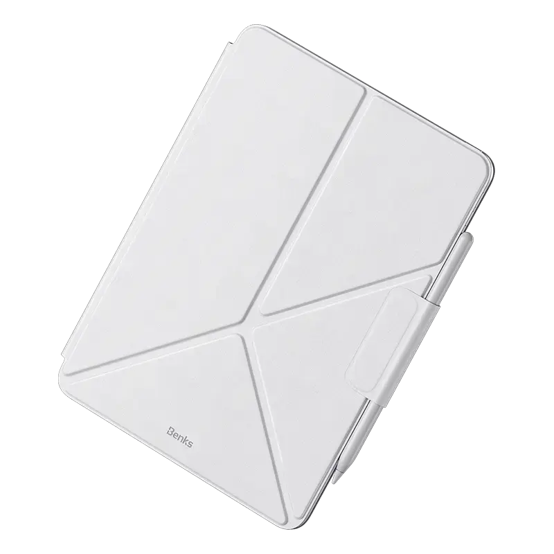 Benks Magnetic Multi-Fold Protective Case for Ipad Pro 13 2024 white