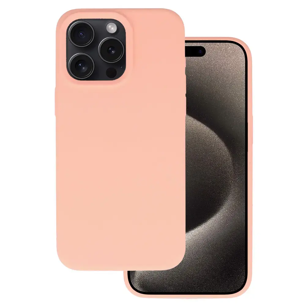 Silicone Lite Case for Iphone 15 Plus peach