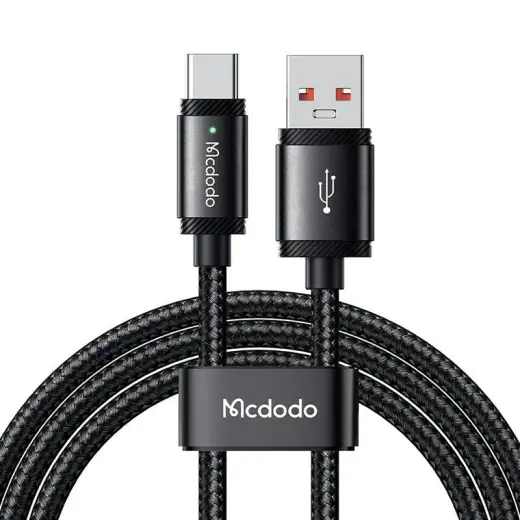 Mcdodo CA-4730 data transfer and charging cable | USB-A to USB-C | 120W | 1.5m | black
