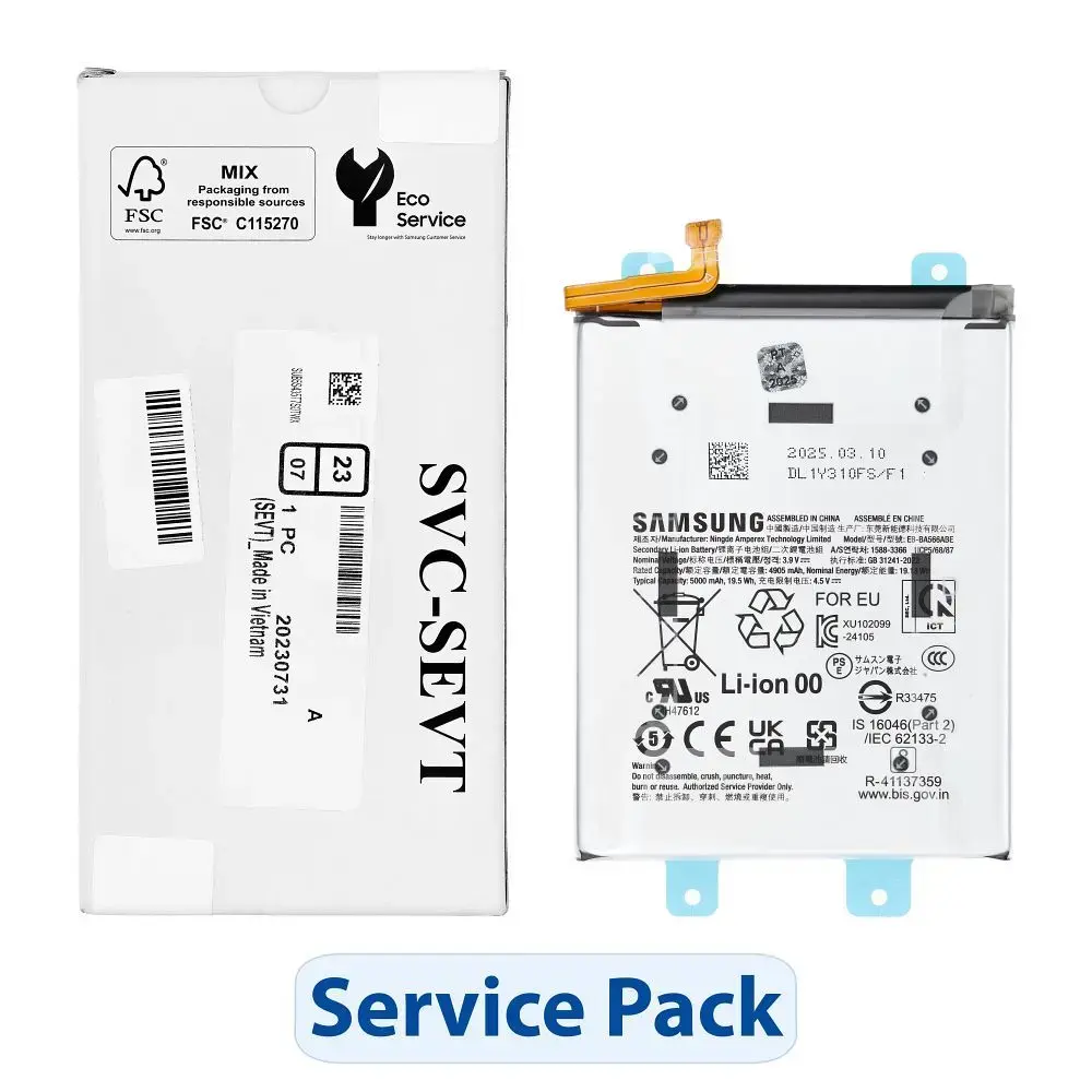 ServicePack Battery for SAMSUNG A56 5G A566B GH82-36831A
