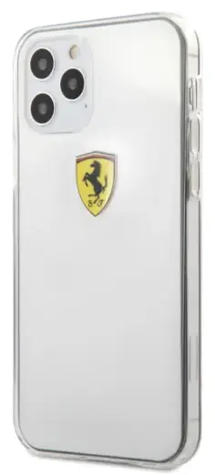 Ferrari FESTRHCP12MTR Protect Silicone Case For Apple iPhone 12 | 12 Pro Transparent