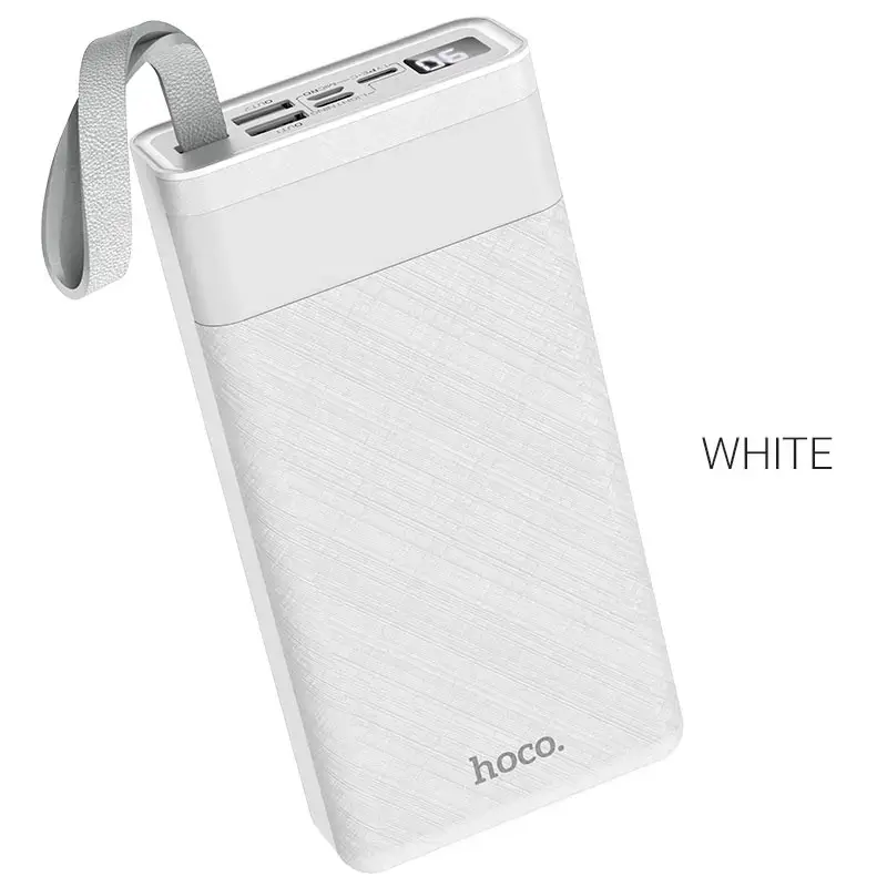 HOCO J73 LED Table power banka 30000 mAh | 2 x USB balta