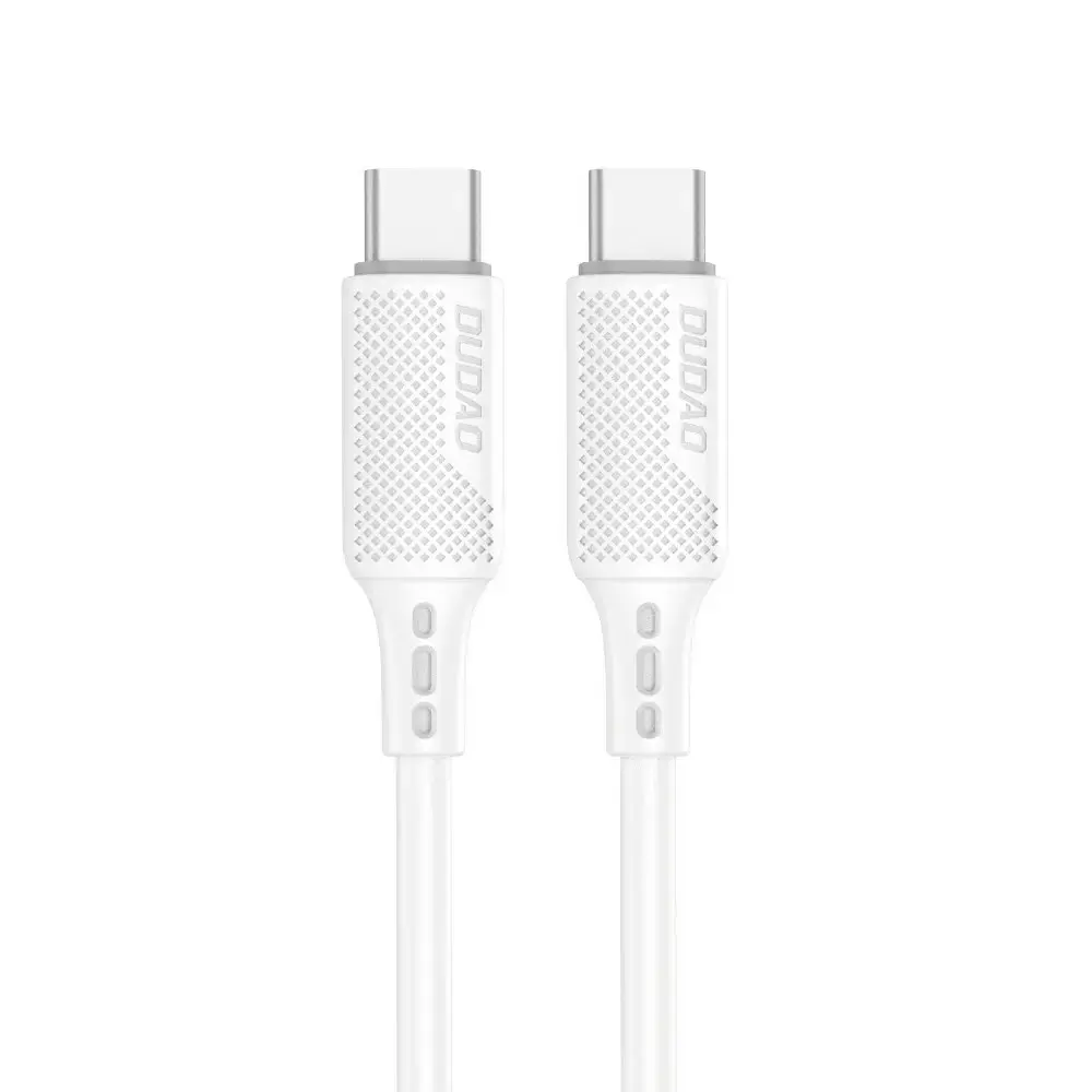 Dudao USB Type C cable for charging and data transfer 100W PD 1m white (L5S_1M)