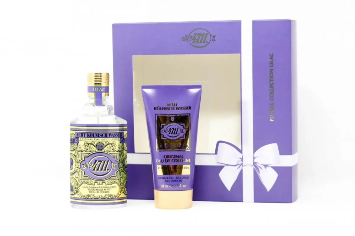 Set 4711: Floral Collection Liliac, Eau De Cologne, For Women, 100 ml + Floral Collection Liliac, Moisturizing, Shower Gel, Body, All Skin Types, 50 ml