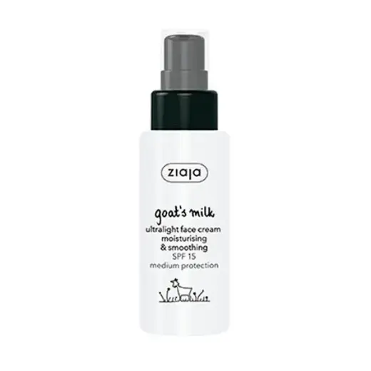 Ziaja Goat’S Milk Ultralight Face Cream SPF 15 50Ml in White