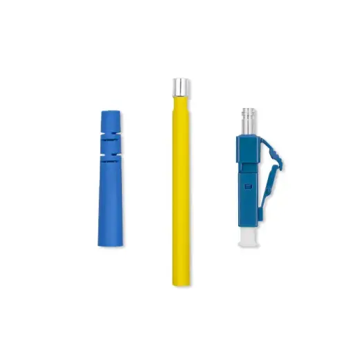 Qoltec LC / PC fiber connectors | Singlemode | 2.0mm | Mounting set | 200pcs.