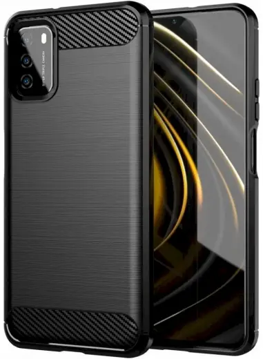 Fusion trust силиконовый чехол для Xiaomi Poco M3 | Redmi 9T черный