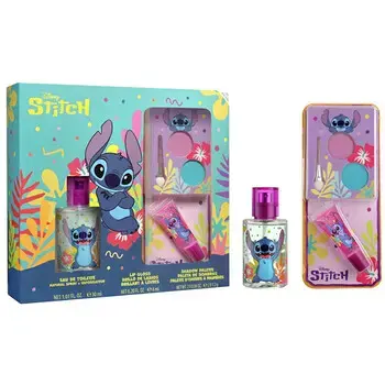 Dětské parfémy Stitch Dárková sada EDT 30 ml, lesk na rty a oční stíny