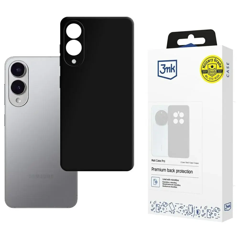 3MK Matt Case Pro for Samsung Galaxy S25 Edge Black