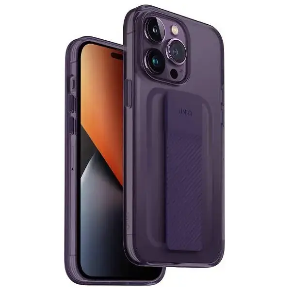 UNIQ Heldro Mount telefona maciņš priekš iPhone 14 Pro violets