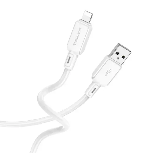 Borofone Cable BX94 Crystal color - Type C to Type C - 60W 3A 1 metre white