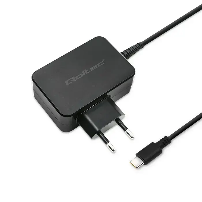 Qoltec Charger tīkla lādētājs | 65W | USB-C
