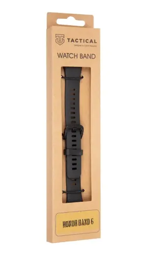 Tactical 806 Silicone Band for Honor Band 6 Black