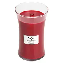 Woodwick Pomegrante Vase (Pomegranate) - Scented candle