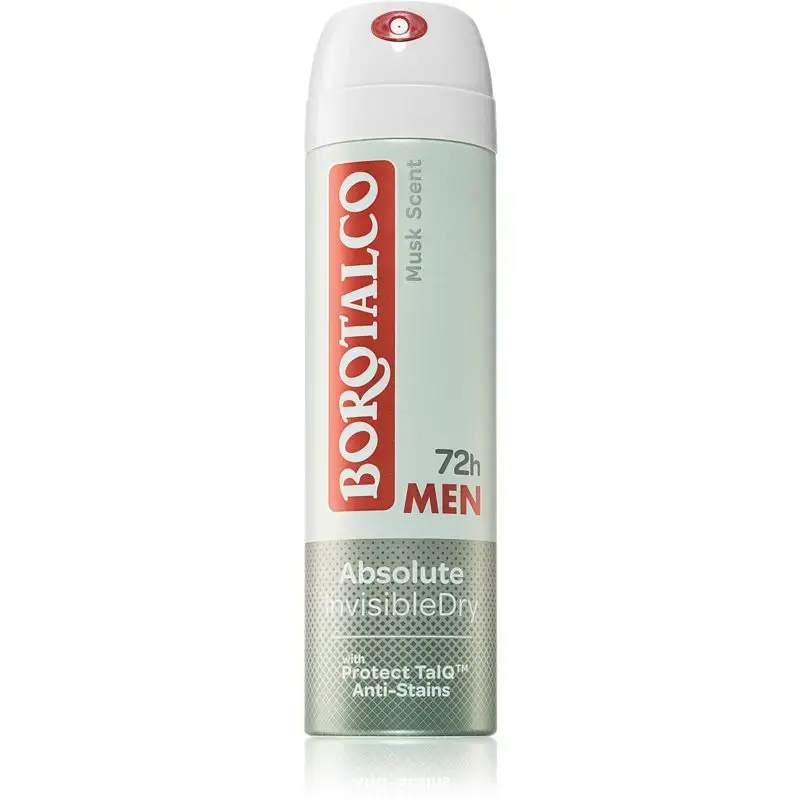 Borotalco Invisible Deodorant Spray for Men (Spray Deo) 150 Ml