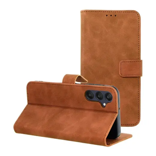 TENDER book type phone case for Samsung Galaxy A25 (A256) brown