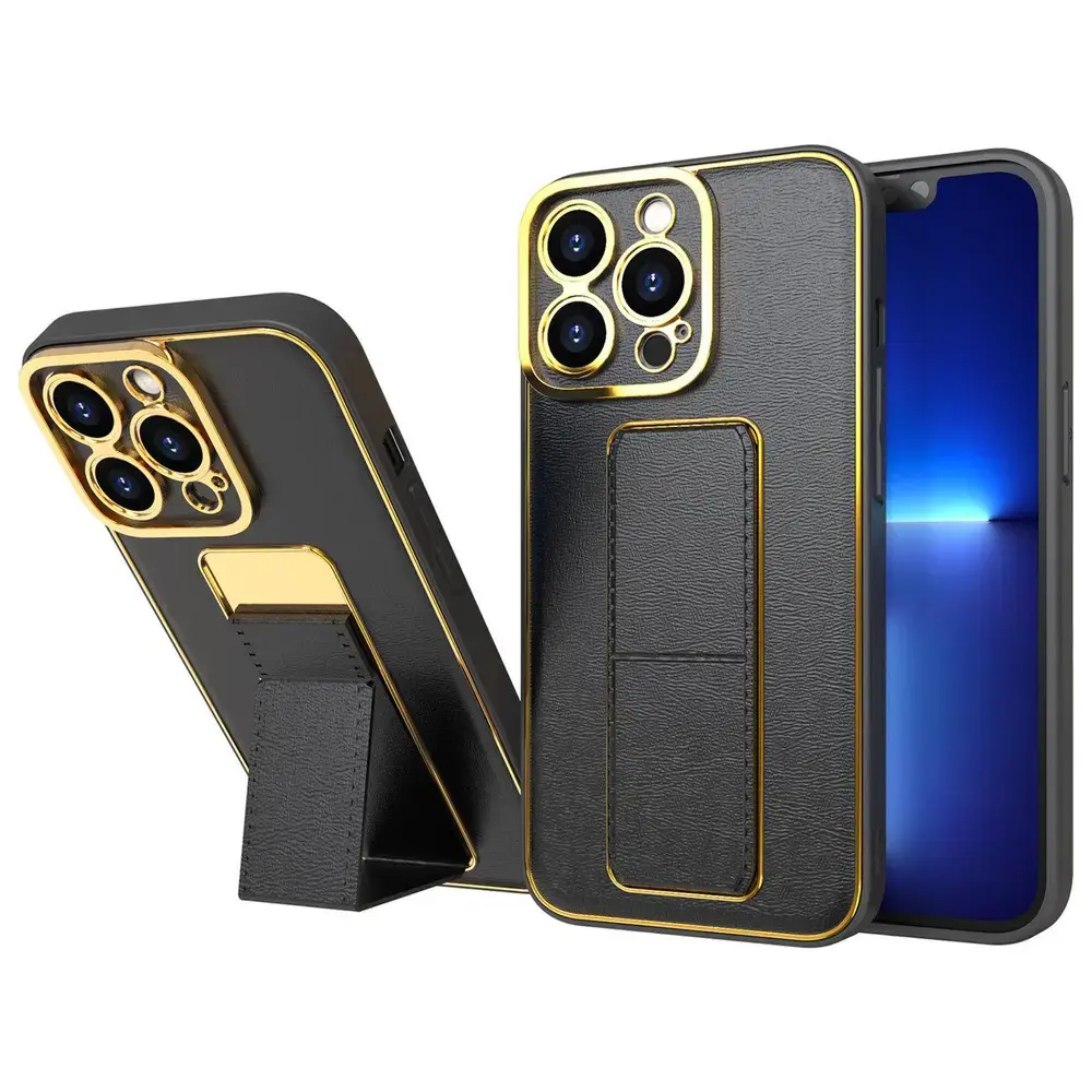 New Kickstand maciņš ar statīvu telefonam Samsung Galaxy A13 4G (A135) melns