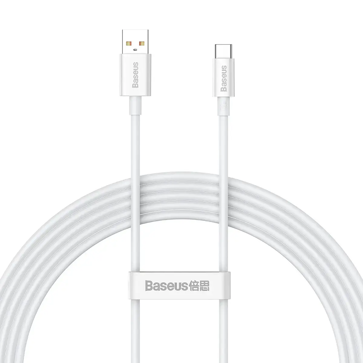Baseus P10320102214-03 datu pārraides un uzlādes vads | USB-A uz USB-C | 100W | 2m | balts