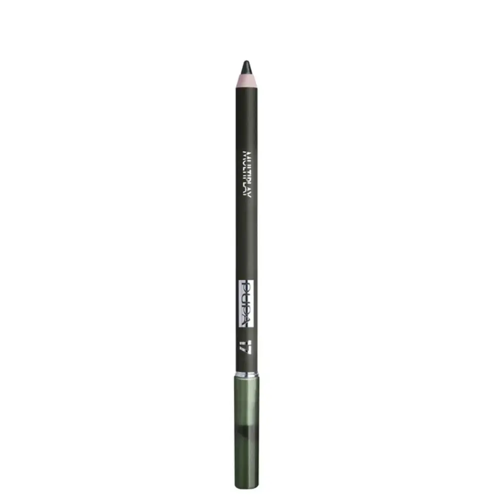 Pupa, Multiplay, Double-Ended, Eyeshadow & Kajal Eyeliner 2-In-1, 17, Elm Green, 1.2 g *Tester