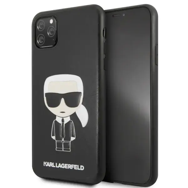 Karl Lagerfeld Embossed Case for iPhone 11 Pro Max Black
