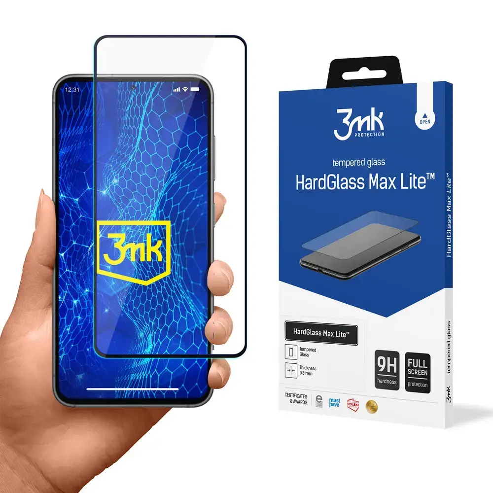 Samsung Galaxy S23+ - 3mk HardGlass Max Lite™ screen protector