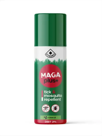 Mosquito and tick repellent MAGA Plus, Deet 20% + Clove, 150ml