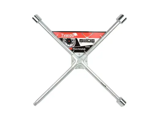 Kryžminis ratų raktas su spaustuku 24x27x32 3/4" 700mm CrV