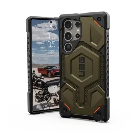 UAG Monarch case for Samsung Galaxy S24 Ultra - green kevlar