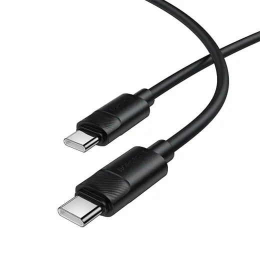 Borofone BX123 Leya data transfer and charging cable | USB-C to USB-C | PD | 60W | 1m | black