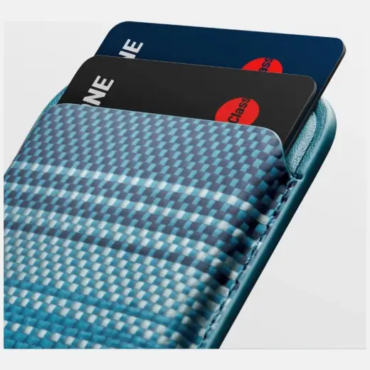Magnetic wallet PITAKA Woven Wallet MagSafe for phone moonrise Photo
