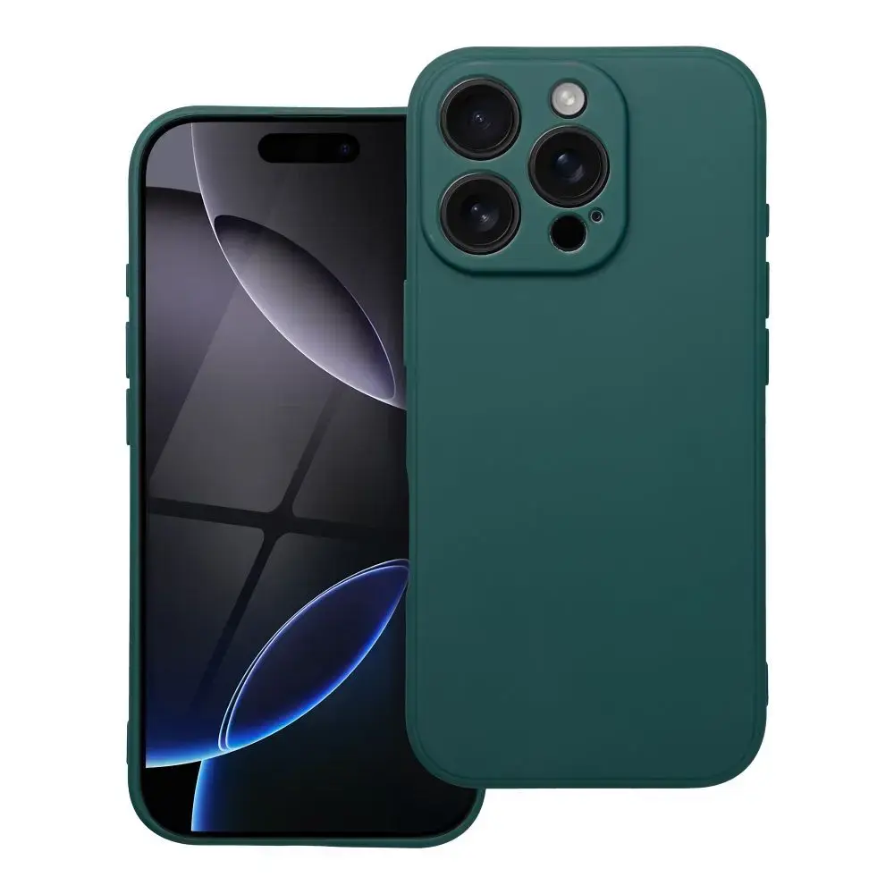 Matt maciņš telefonam iPhone 16 Pro zaļš