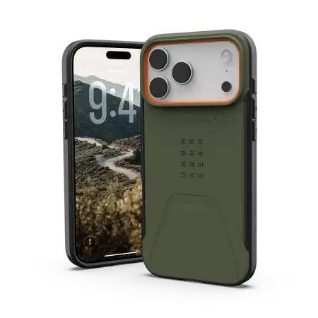 UAG Civilian MagSafe Case for iPhone 17 Pro Max - Olive Orange