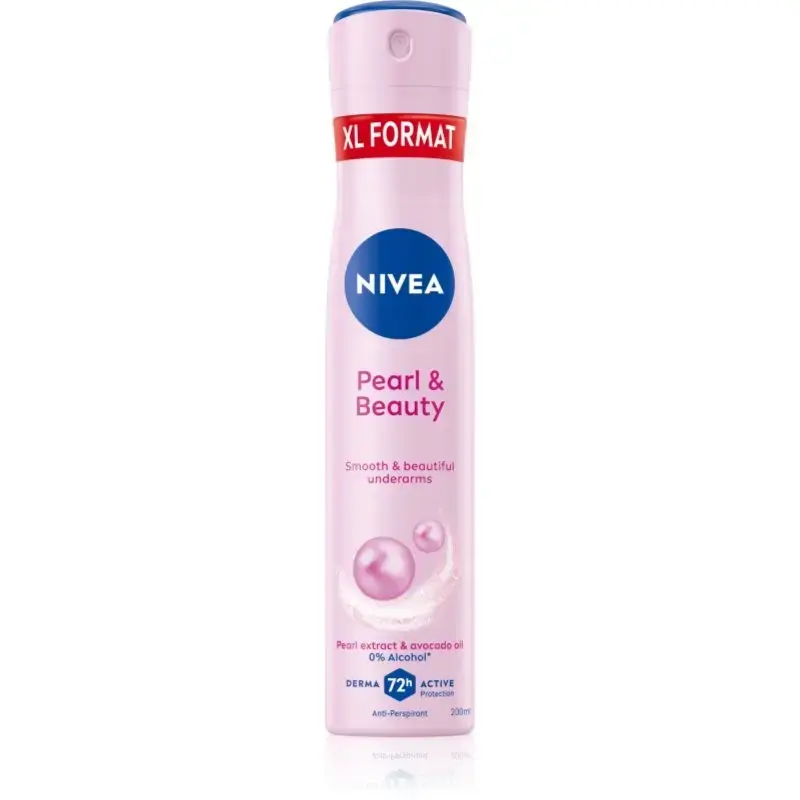 NIVEA Pearl & Beauty Antiperspirant Spray 72h 200 Ml