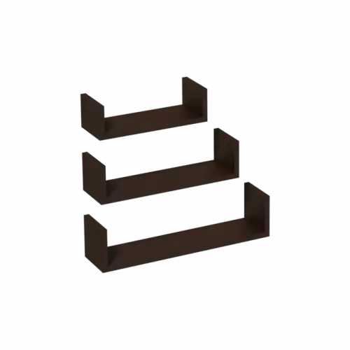 VELANO Shelf set FUS wenge brown Ux3