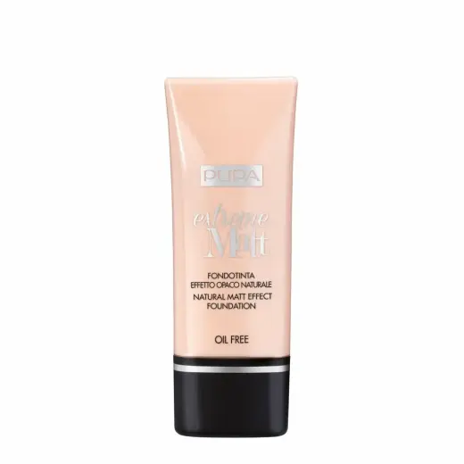 Pupa, Extreme Matt, Oil Free, Mattifying, Liquid Foundation, 020, Dark Ivory, 30 ml *Tester