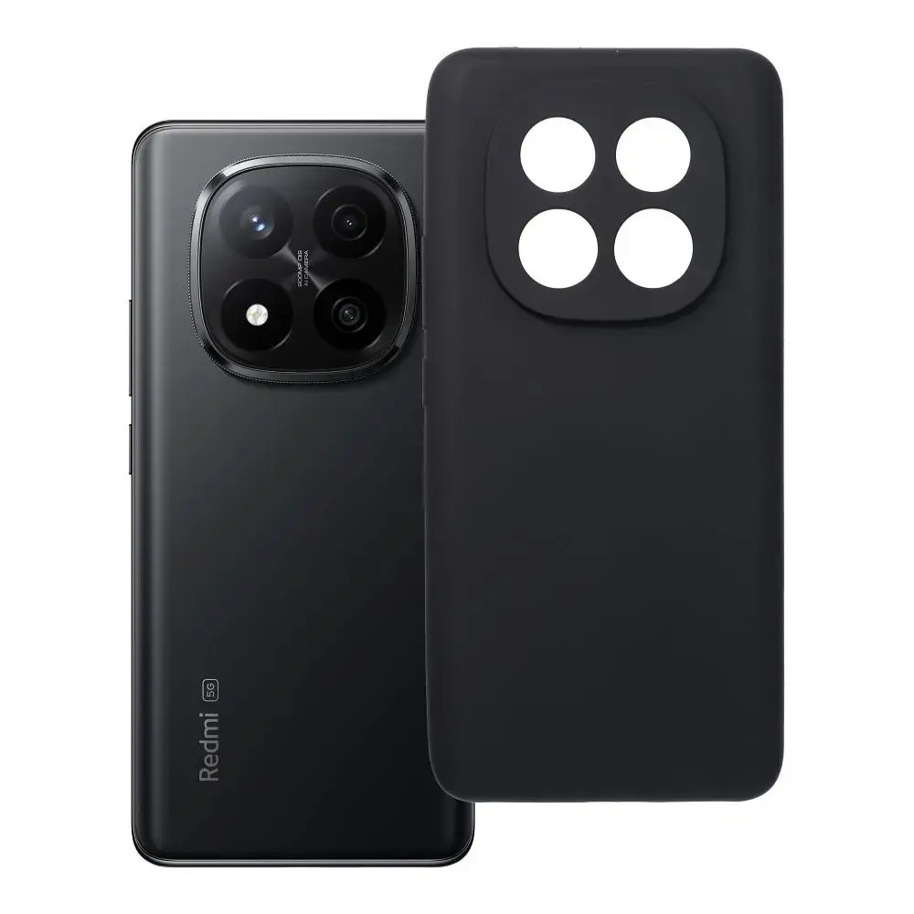 Case SILICONE 2mm for XIAOMI REDMI NOTE 14 Pro Plus 5G black