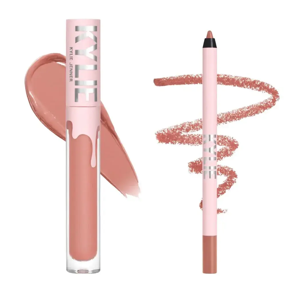Kylie Cosmetics Matte Liquid Lipstick + Lip Pencil Set Shades: 354 Until Further Notice