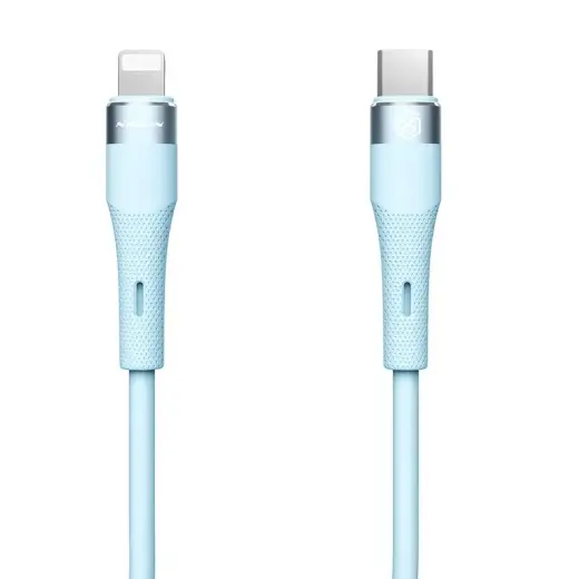 NILLKIN DATA CABLE FLOWSPEED SILICON TYPE-C/LIGHTNING PD 27W BLUE