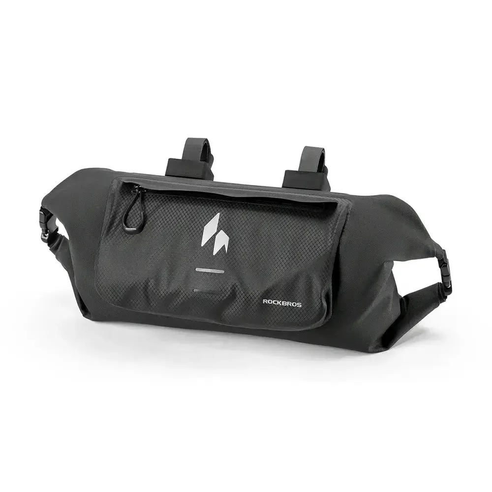 Torba rowerowa Rockbros AS-154 na kierownicę wodoodporna 8 l - czarna