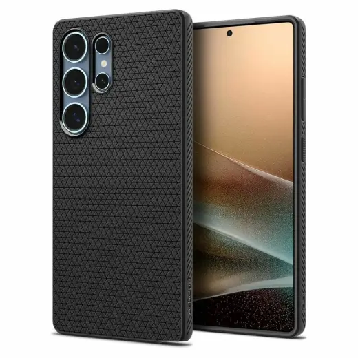Etui Spigen Liquid Air do Samsung Galaxy  S25 Ultra czarny matowy