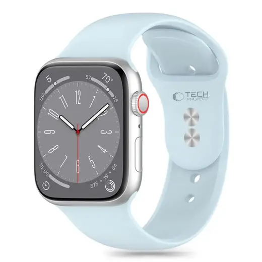 Tech-Protect Silicone Strap for Apple Watch 4 | 5 | 6 | 7 | 8 | 9 | SE (38 | 40 | 41 mm) - Blue