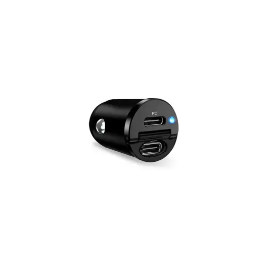 Puro Elektrik Mini autolaadija | 30W | PD | USB-C | must