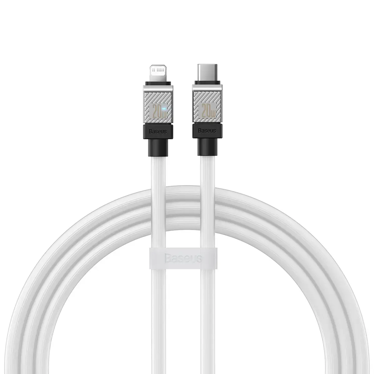 Baseus CoolPlay data transfer and charging cable | USB-C to Lightning | 20W | 2m | white