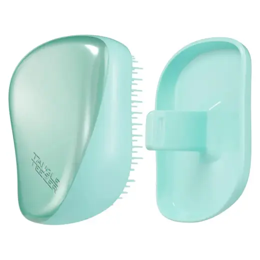| the Compact Styler Detangling Hairbrush | Travel-Friendly with Protective Cover & Two-Tiered Teeth Design | Perfect for Wet, Dry & Flyaway Hair |