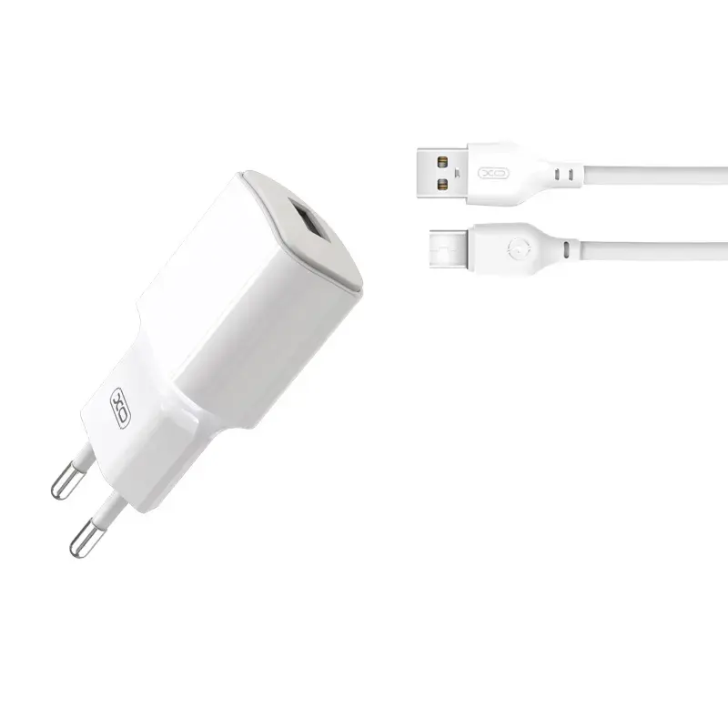 XO L73 tīkla lādētājs | 12W | USB-C | USB-C vads komplektā | balts