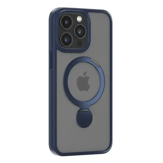 Comma Joy Shark telefoni ümbris MagSafe toega aluse ja iPhone 15 Plus sinine